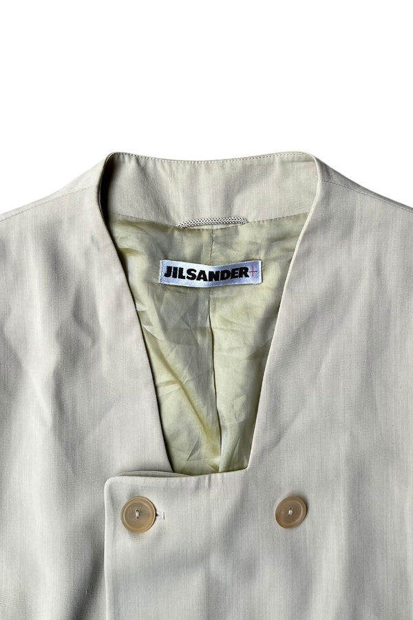 MADE IN WEST GERMANY 90'S TAILORED JACKET 第一本人期 / BEIGE [SIZE: 40 USED]