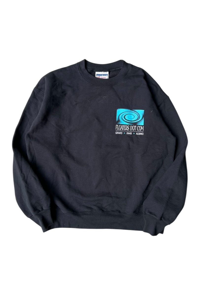 FLOATERS DOT COM MOVIE SWEATSHIRT / BLACK [SIZE: M USED]