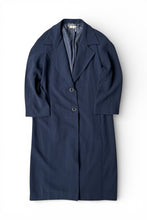 画像をギャラリービューアに読み込む, MADE IN ITALY 90'S WOOL COAT / NAVY [SIZE: 46 USED]
