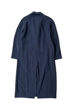 画像をギャラリービューアに読み込む, MADE IN ITALY 90'S WOOL COAT / NAVY [SIZE: 46 USED]
