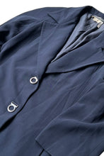 画像をギャラリービューアに読み込む, MADE IN ITALY 90'S WOOL COAT / NAVY [SIZE: 46 USED]
