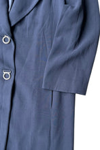 画像をギャラリービューアに読み込む, MADE IN ITALY 90'S WOOL COAT / NAVY [SIZE: 46 USED]
