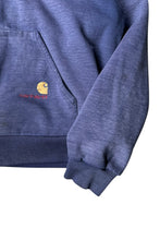 画像をギャラリービューアに読み込む, 90'S BIG ZIP SWEAT HOODIE FADED NAVY USA企画品 / NAVY [SIZE: XL USED]

