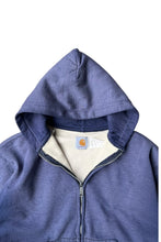画像をギャラリービューアに読み込む, 90'S BIG ZIP SWEAT HOODIE FADED NAVY USA企画品 / NAVY [SIZE: XL USED]
