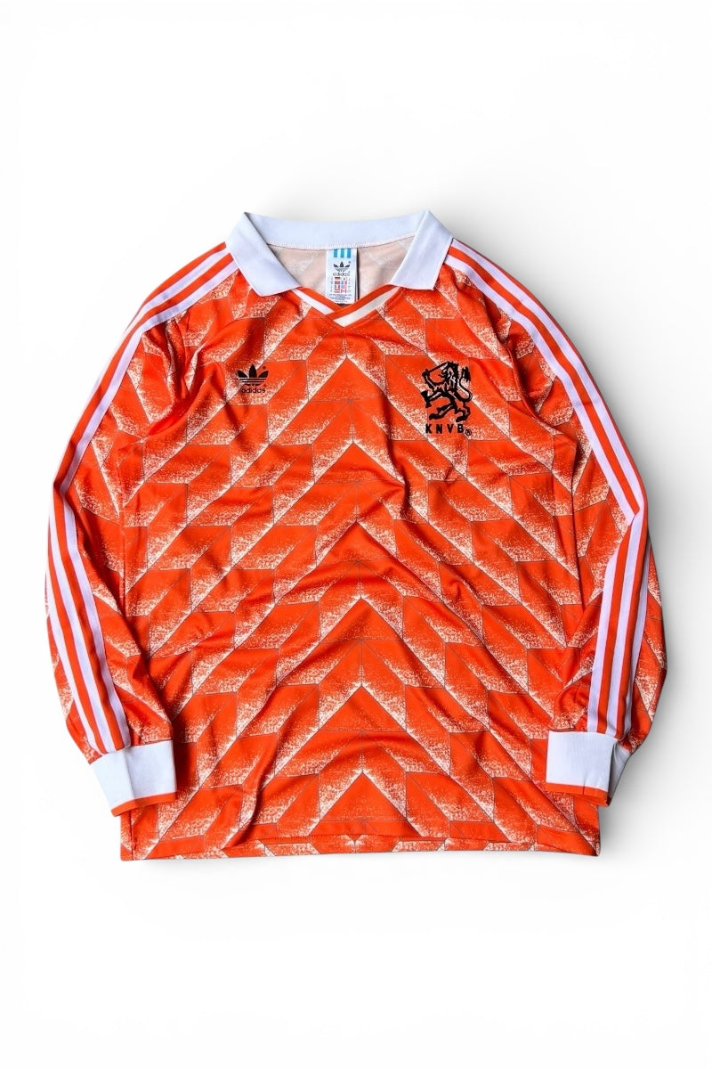 88'S NETHERLANDS FOOTBALL GAME SHIRT / ORANGE [SIZE: XL USED]