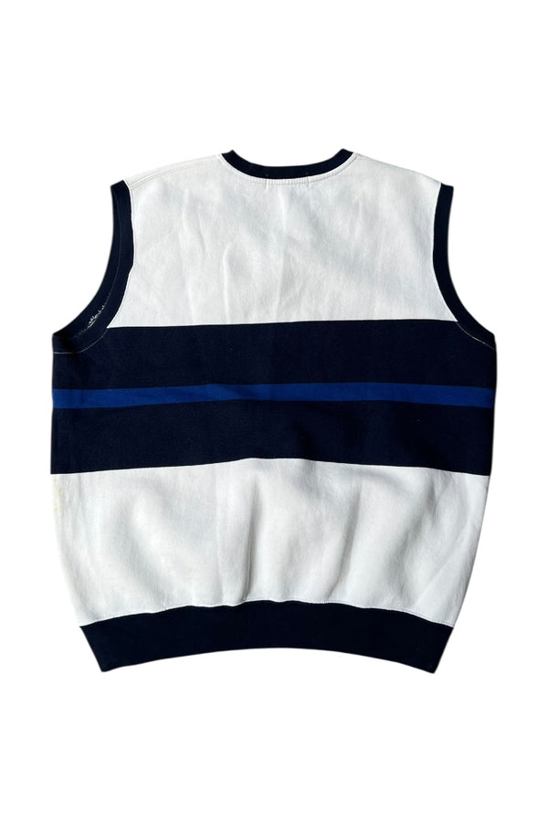 90'S V-NECK VEST / WHITE [SIZE: L USED]