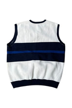 画像をギャラリービューアに読み込む, 90'S V NECK VEST / WHITE [SIZE: L USED]
