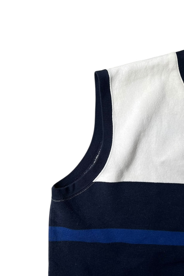 90'S V-NECK VEST / WHITE [SIZE: L USED]