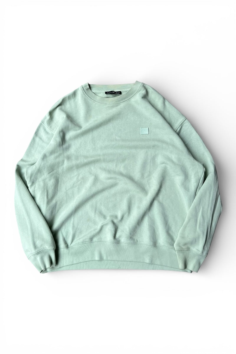 MADE IN PORTUGAL TONY FACE SWEATSHIRT / GREEN [SIZE: M USED]