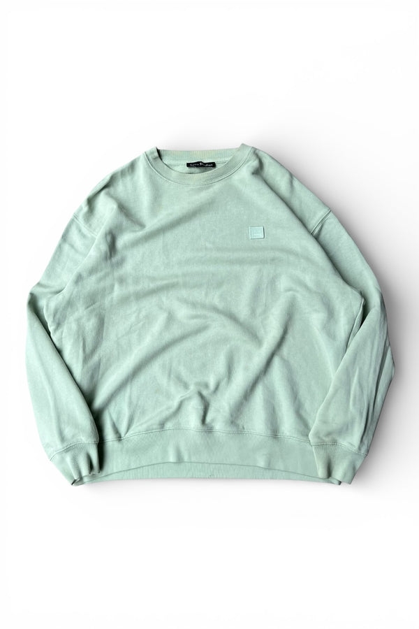 MADE IN PORTUGAL TONY FACE SWEATSHIRT / GREEN [SIZE: M USED]