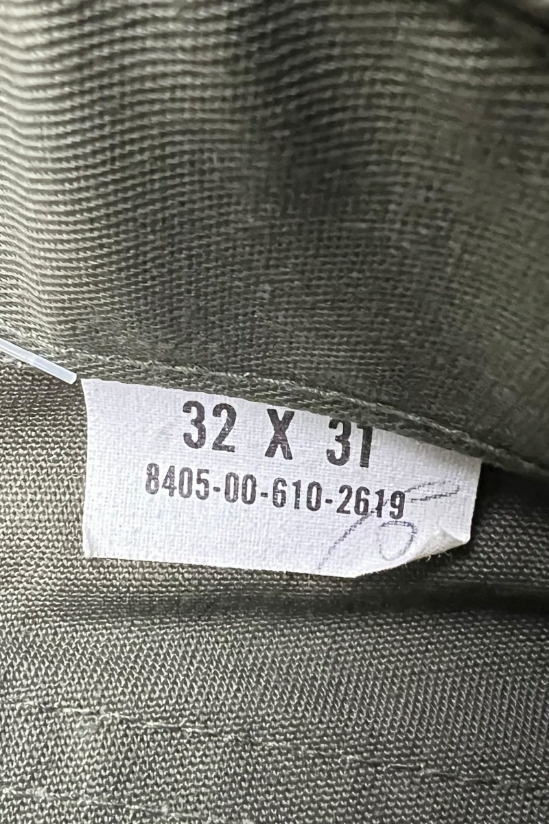 77'S OG507 BAKER PANTS COTTON POLYESTER / KHAKI [SIZE: 32 DEADSTOCK/NOS]