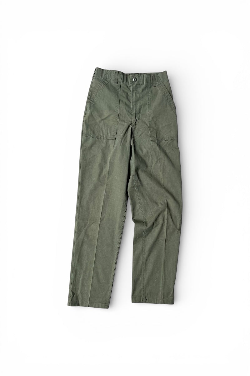 80'S BAKER PANTS / KHAKI [SIZE: 30 USED]