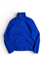 画像をギャラリービューアに読み込む, 90'S HALF-ZIP COTTON KNIT SWEATER / BLUE [SIZE: M USED]
