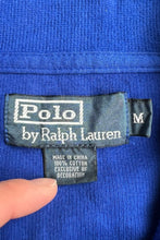 画像をギャラリービューアに読み込む, 90'S HALF-ZIP COTTON KNIT SWEATER / BLUE [SIZE: M USED]
