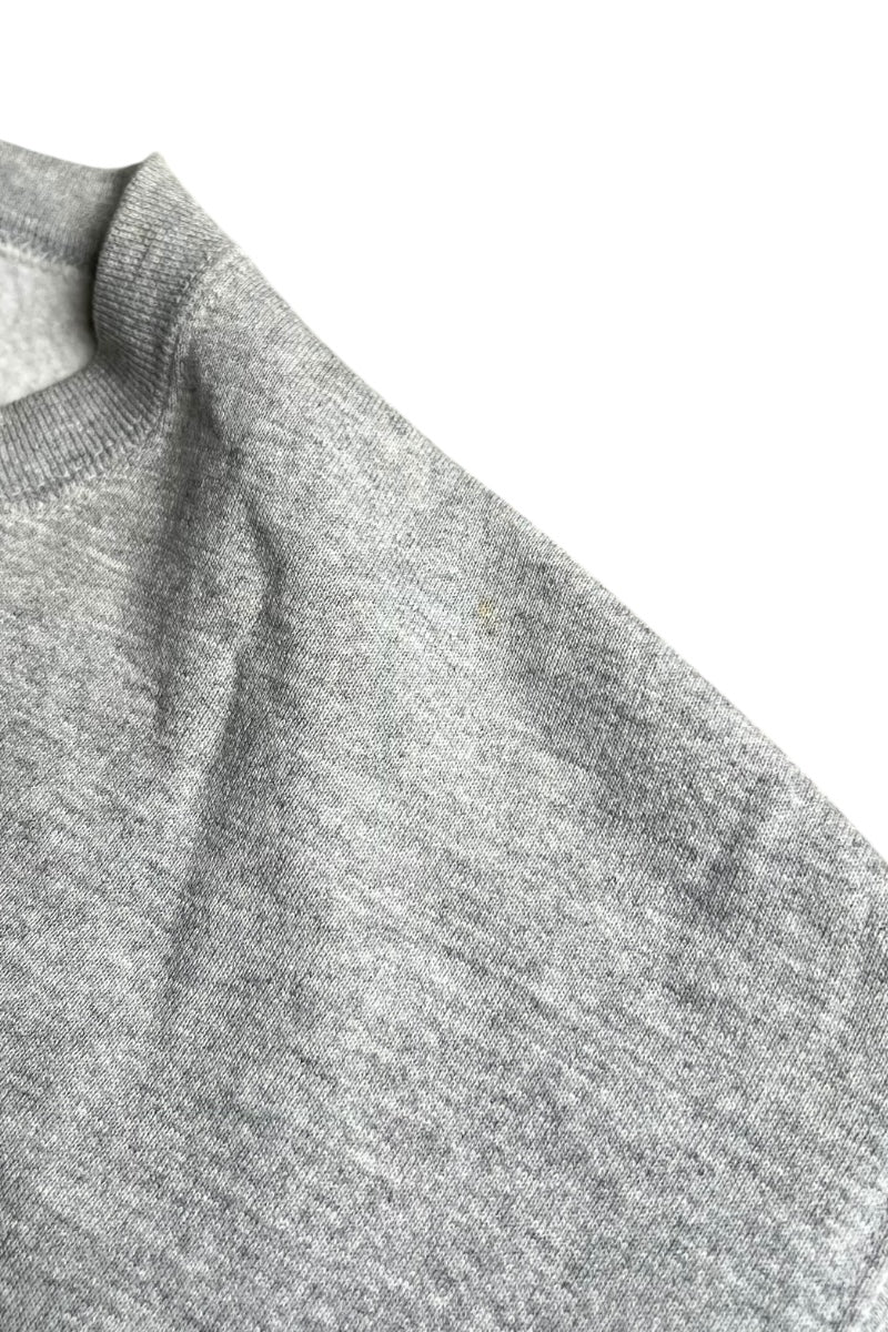 MADE IN USA 90'S "B" PRINT SWEATSHIRT / GRAY [SIZE: L USED]