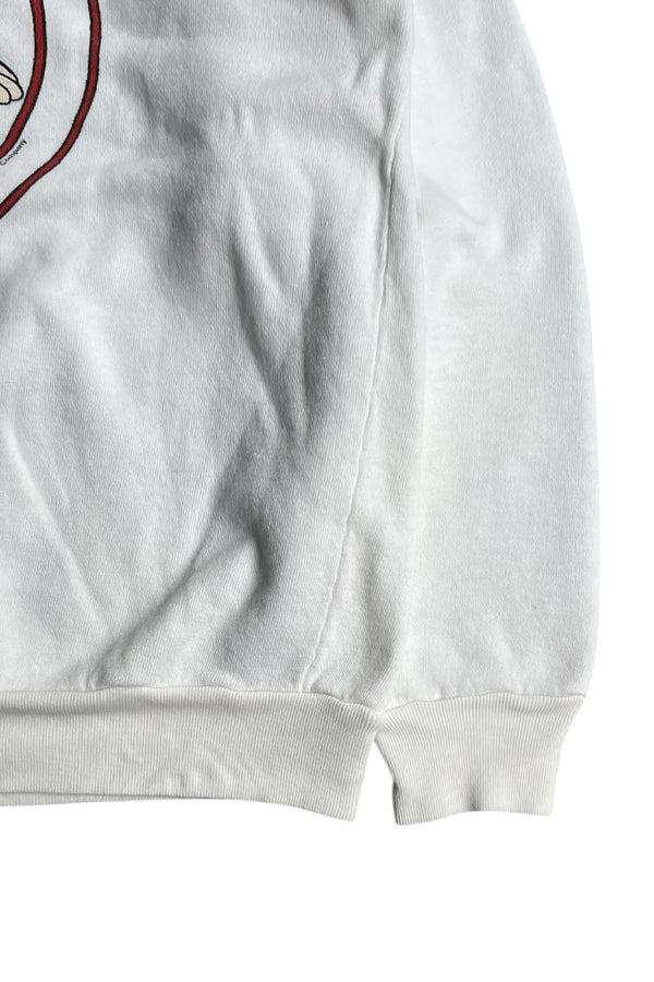 90'S MICKEY SWEATSHIRT / WHITE [SIZE: L USED]