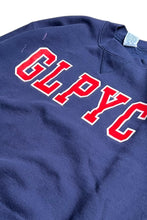 画像をギャラリービューアに読み込む, MADE IN USA 90'S GLPYC SWEATSHIRT / NAVY [SIZE: L USED]
