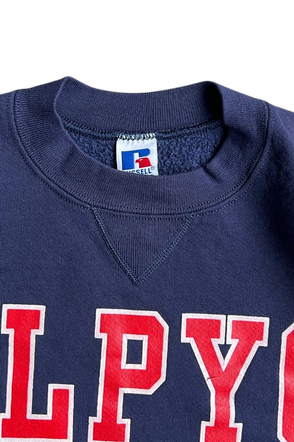 MADE IN USA 90'S GLPYC SWEATSHIRT / NAVY [SIZE: L USED]