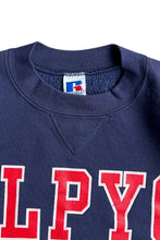 画像をギャラリービューアに読み込む, MADE IN USA 90'S GLPYC SWEATSHIRT / NAVY [SIZE: L USED]
