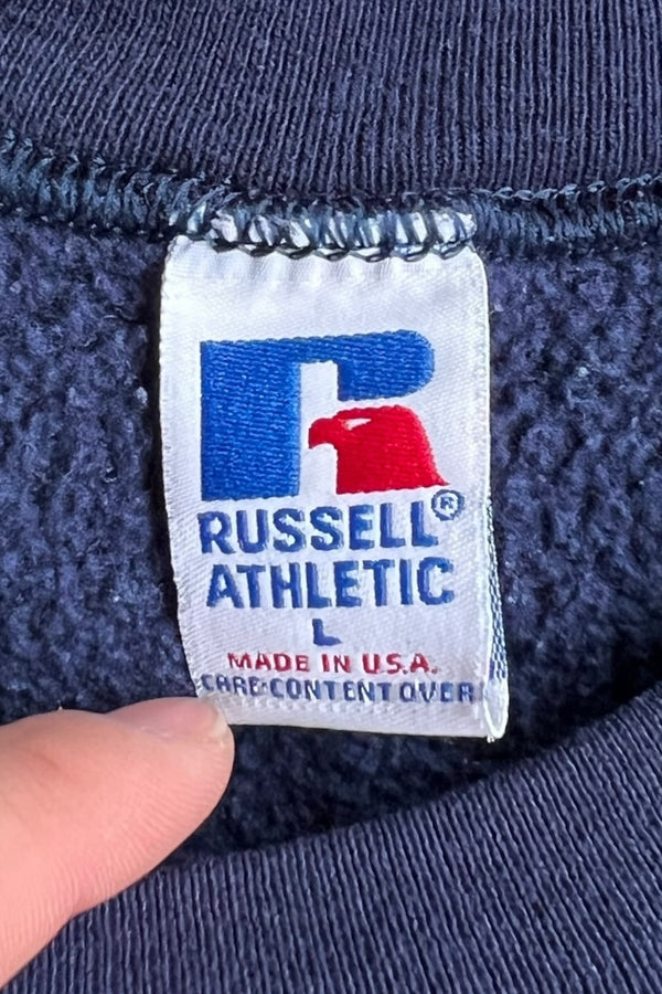 MADE IN USA 90'S GLPYC SWEATSHIRT / NAVY [SIZE: L USED]