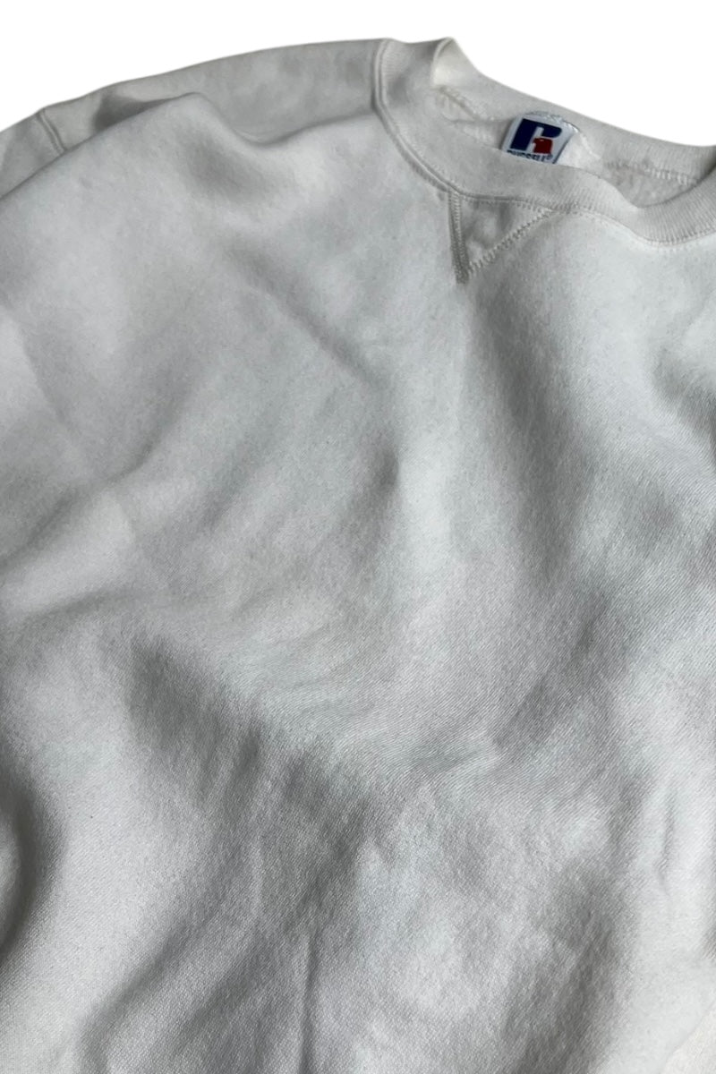 MADE IN USA 90'S SWEATSHIRT / WHITE [SIZE: M USED]