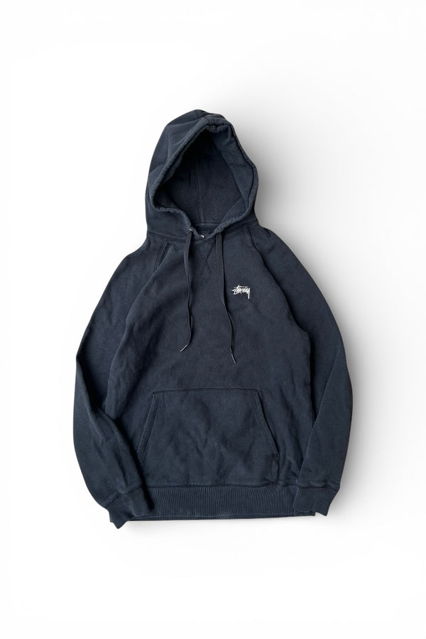 HOODIE SWEATSHIRT FADED BLACK / BLACK [SIZE: M USED]
