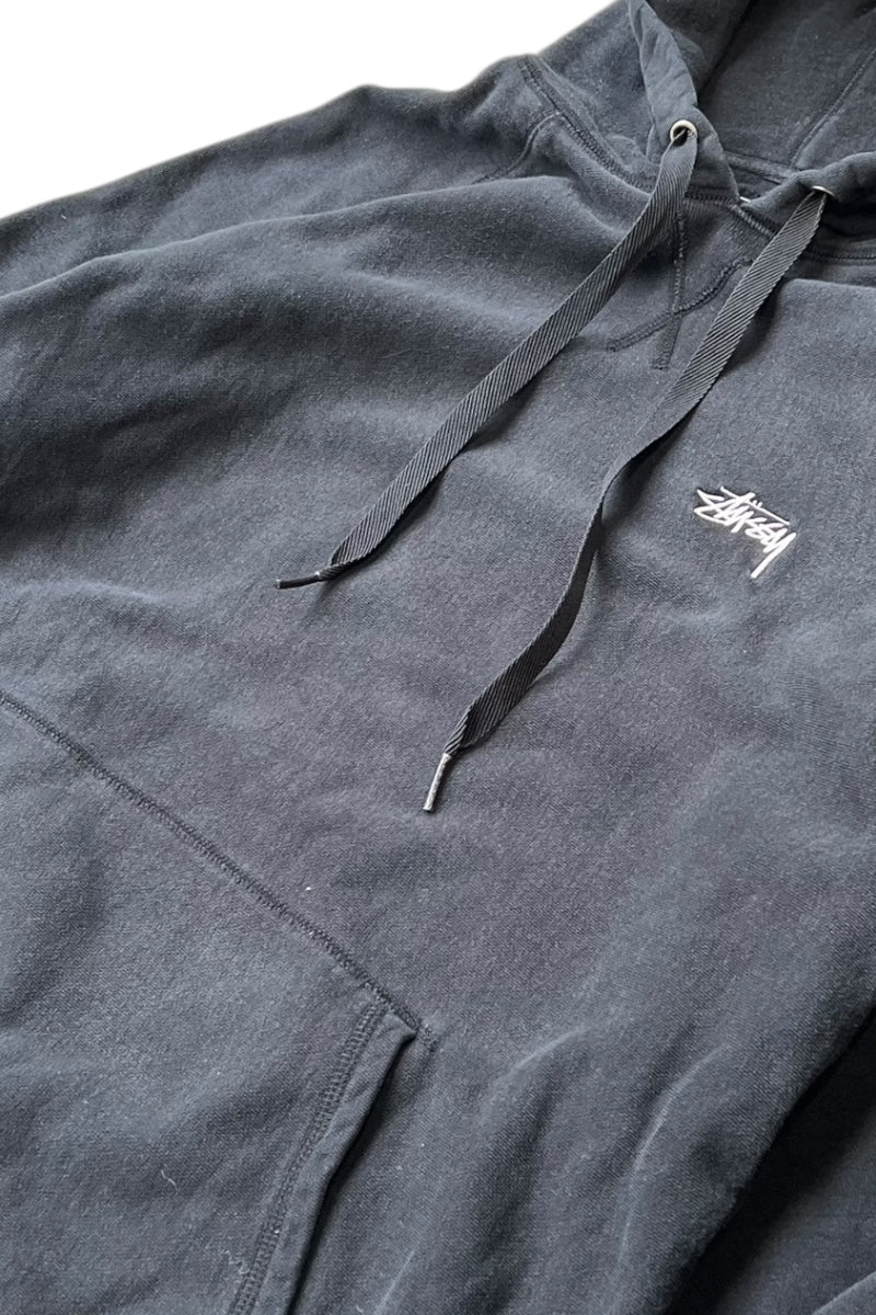 HOODIE SWEATSHIRT FADED BLACK / BLACK [SIZE: M USED]