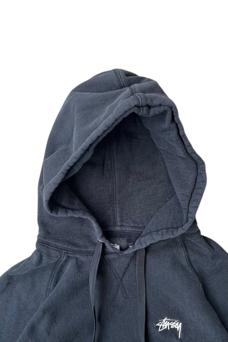 HOODIE SWEATSHIRT FADED BLACK / BLACK [SIZE: M USED]