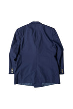 画像をギャラリービューアに読み込む, MADE IN USA 90'S SAKS FIFTH AVENUE DOUBLE TAILORED JACKET / NAVY [SIZE: M USED]
