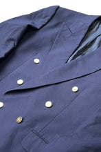 画像をギャラリービューアに読み込む, MADE IN USA 90'S SAKS FIFTH AVENUE DOUBLE TAILORED JACKET / NAVY [SIZE: M USED]
