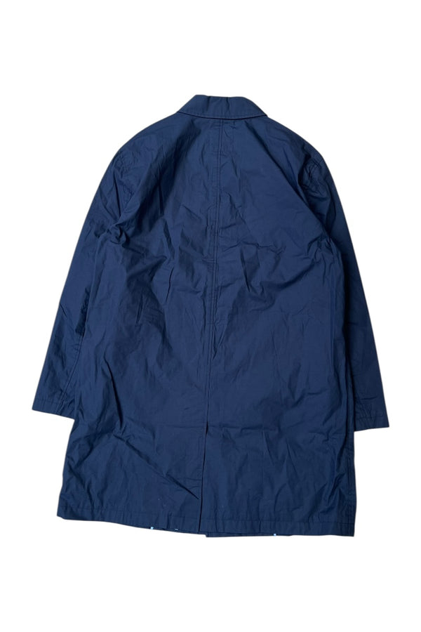 Y2K EARLY 00'S LONG COAT / NAVY [SIZE: L USED]