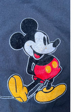 画像をギャラリービューアに読み込む, MADE IN USA 80'S MICKEY SWEATSHIRT / BLACK [SIZE: M USED]

