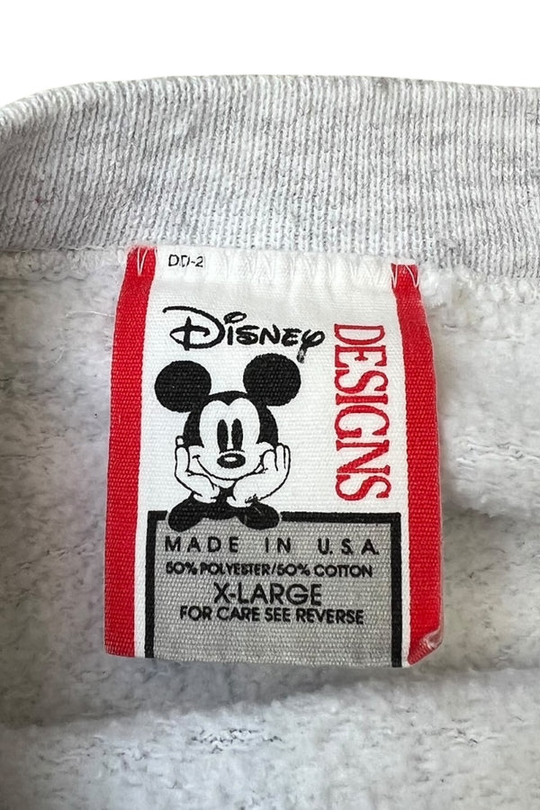 MADE IN USA 90'S MICKEY SWEATSHIRT / GRAY [SIZE: XL USED]