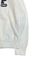 画像をギャラリービューアに読み込む, 90'S P LOGO HALF-ZIP L/S POLO SHIRT / WHITE [SIZE: L USED]
