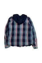 画像をギャラリービューアに読み込む, 90'S L/S CHECK HOODIE SWEAT SHIRT / CHECK [SIZE: L USED]
