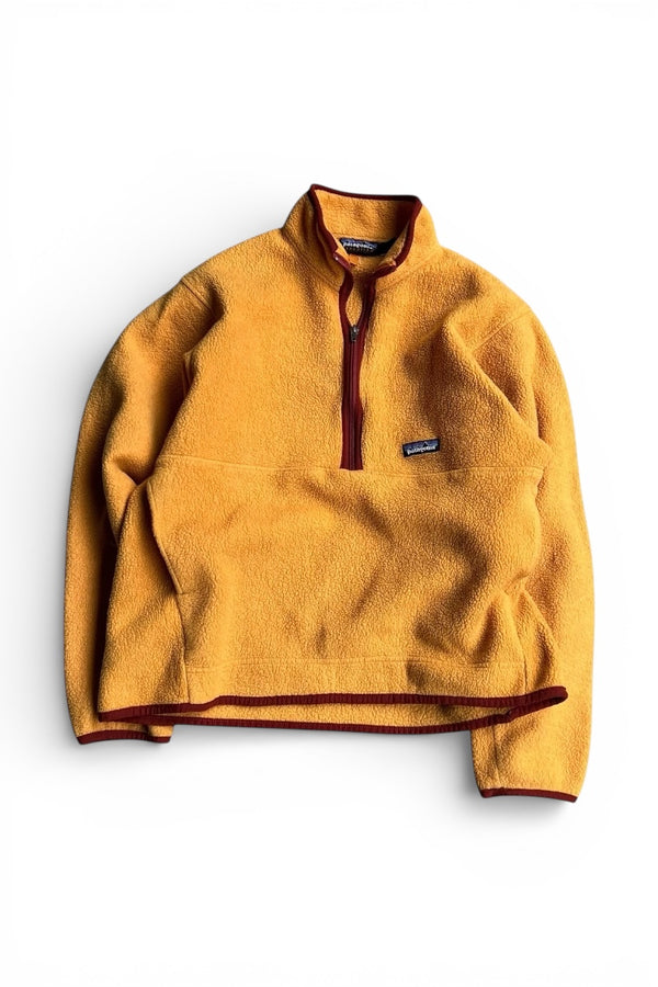 02'S SYNCHILLA HALF-ZIP FLEECE JACKET / YELLOW [SIZE: M USED]