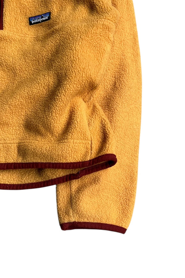 02'S SYNCHILLA HALF-ZIP FLEECE JACKET / YELLOW [SIZE: M USED]