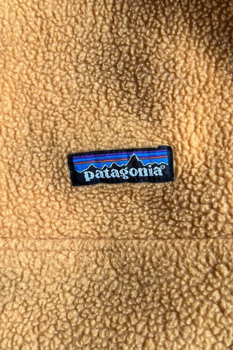 02'S SYNCHILLA HALF-ZIP FLEECE JACKET / YELLOW [SIZE: M USED]