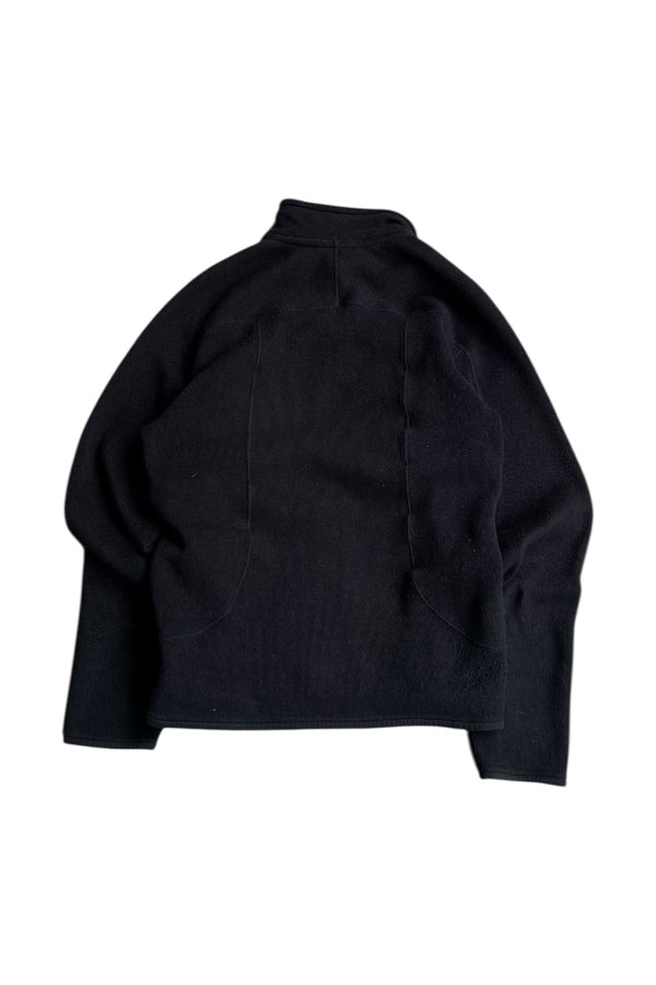 09'S BETTER SWEATER 1/4 FLEECE JACKET / BLACK [SIZE: M USED]