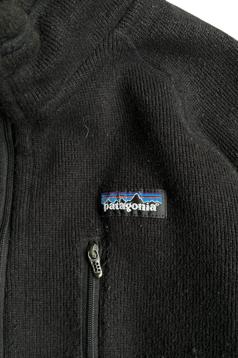 09'S BETTER SWEATER 1/4 FLEECE JACKET / BLACK [SIZE: M USED]