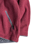 画像をギャラリービューアに読み込む, MADE IN USA 97'S LIGHTWEIGHT SYNCHILLA BIG-T TYPE HALF-ZIP / BURGUNDY [SIZE: M USED]
