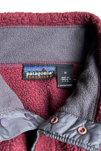 画像をギャラリービューアに読み込む, MADE IN USA 97'S LIGHTWEIGHT SYNCHILLA BIG-T TYPE HALF-ZIP / BURGUNDY [SIZE: M USED]
