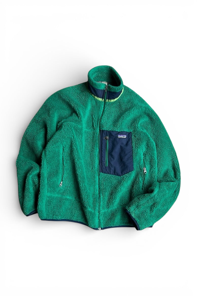 11'S CLASSIC RETRO-X FLEECE JACKET / GREEN [SIZE: M USED]
