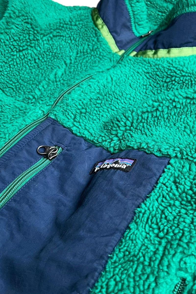 11'S CLASSIC RETRO-X FLEECE JACKET / GREEN [SIZE: M USED]
