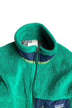 画像をギャラリービューアに読み込む, 11'S CLASSIC RETRO-X FLEECE JACKET / GREEN [SIZE: M USED]
