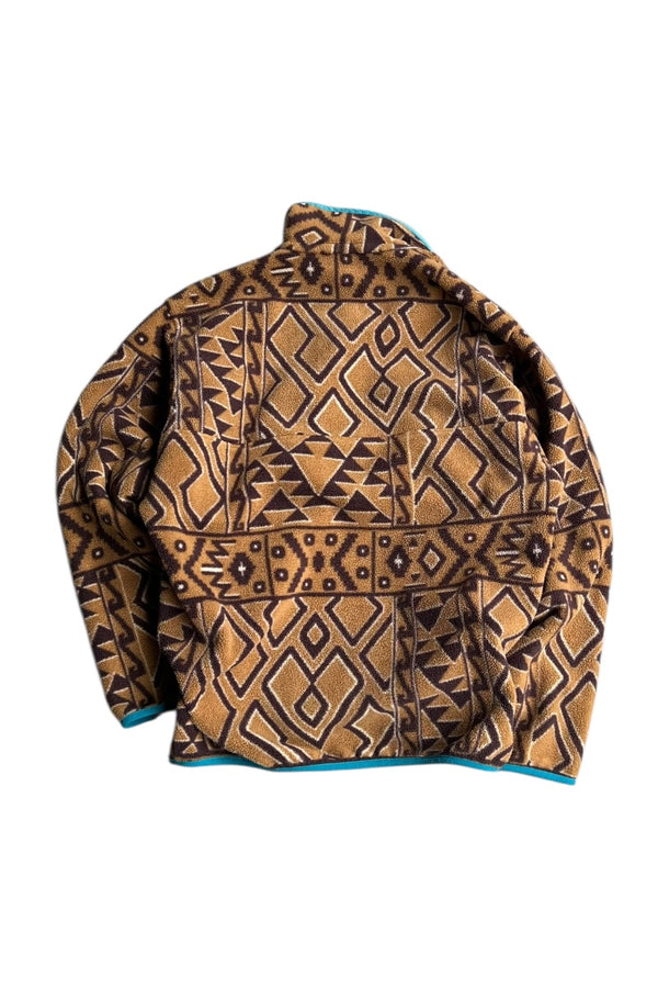 14'S SYNCHILLA T-SNAP FLEECE JACKET / PATTERN [SIZE: S USED]