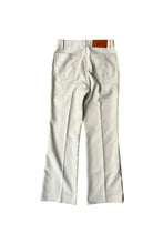 画像をギャラリービューアに読み込む, MADE IN ITALY FLARE SLACKS PANTS / BEIGE [SIZE: 44 USED]
