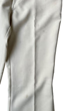 画像をギャラリービューアに読み込む, MADE IN ITALY FLARE SLACKS PANTS / BEIGE [SIZE: 44 USED]
