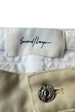 画像をギャラリービューアに読み込む, MADE IN ITALY FLARE SLACKS PANTS / BEIGE [SIZE: 44 USED]
