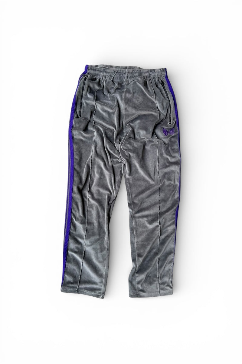 MADE IN JAPAN VELOUR TRACK PANTS / GRAY [SIZE: M USED]